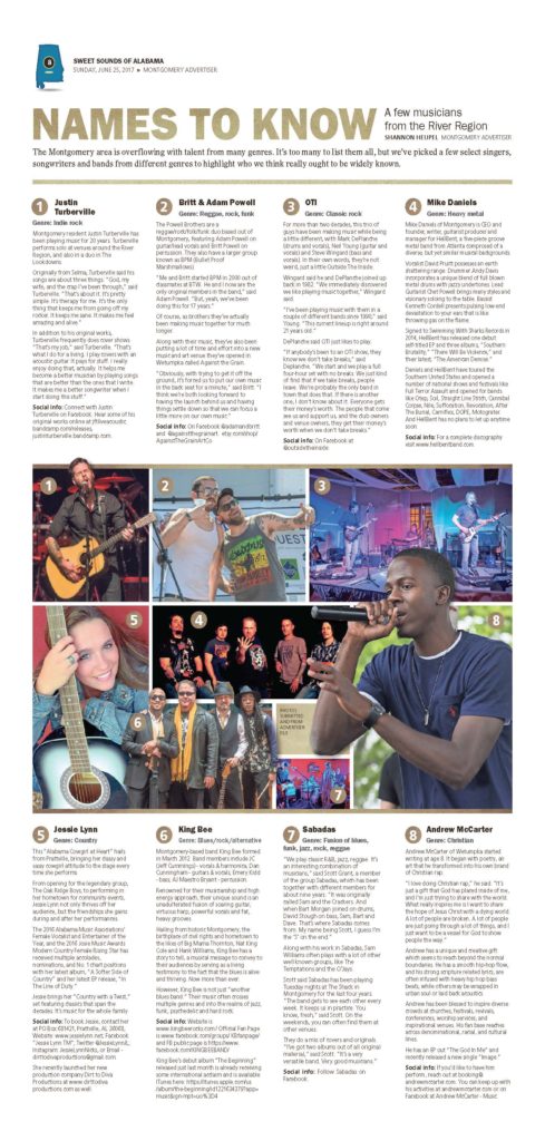 Print Design: Sweet Sounds of Alabama