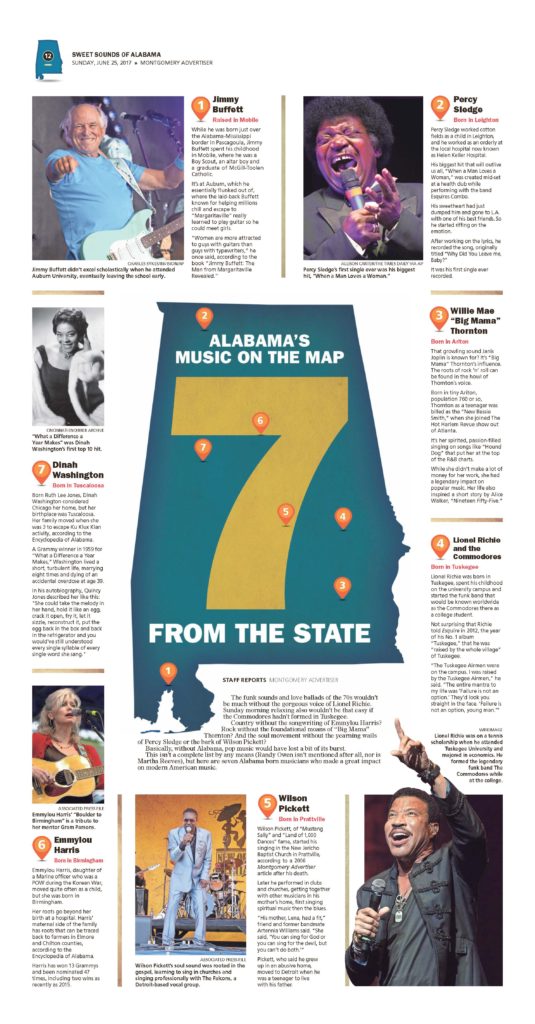 Print Design: Sweet Sounds of Alabama