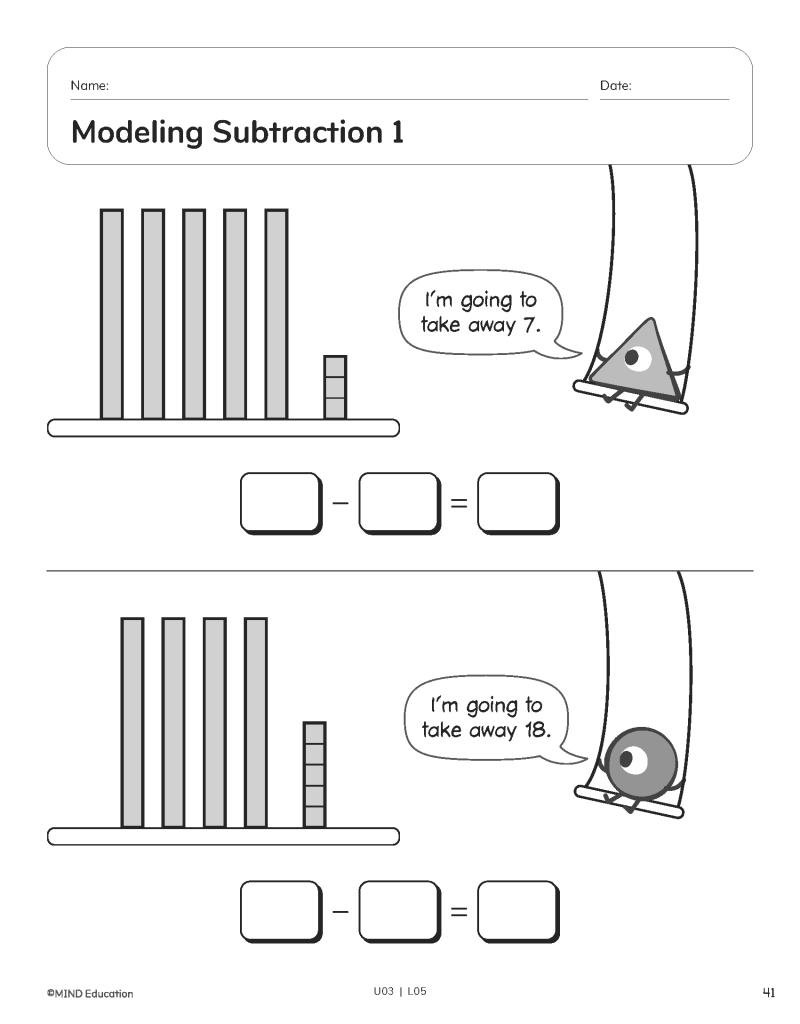 Worksheet Design - MIND Educattion